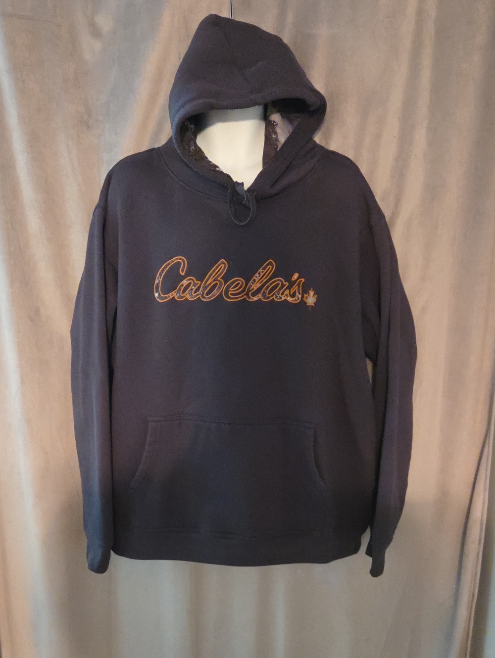 Cabela's 2Xl Hoodie with Gold Script Chest Logo